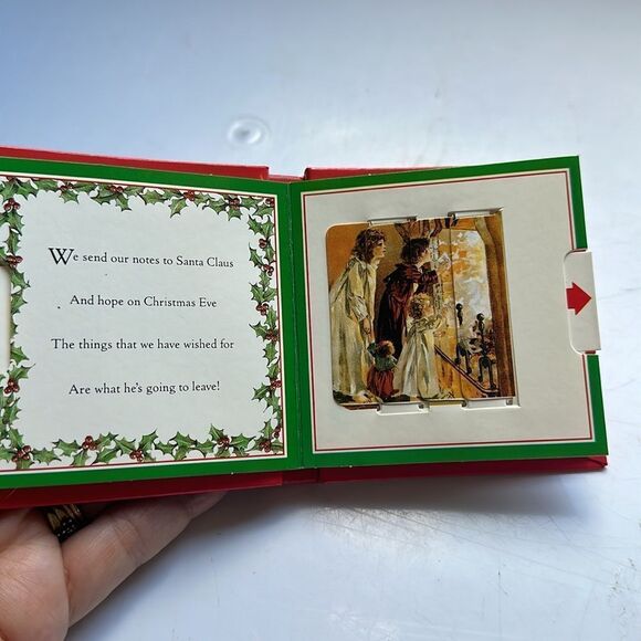 Vtg 1992 Ernest Nister’s Santa’s Surprises small book with changing pictures - Picture 7 of 11